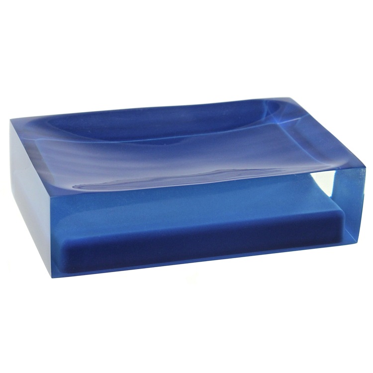 Soap Dish, Gedy RA11-05, Decorative Blue Soap Holder